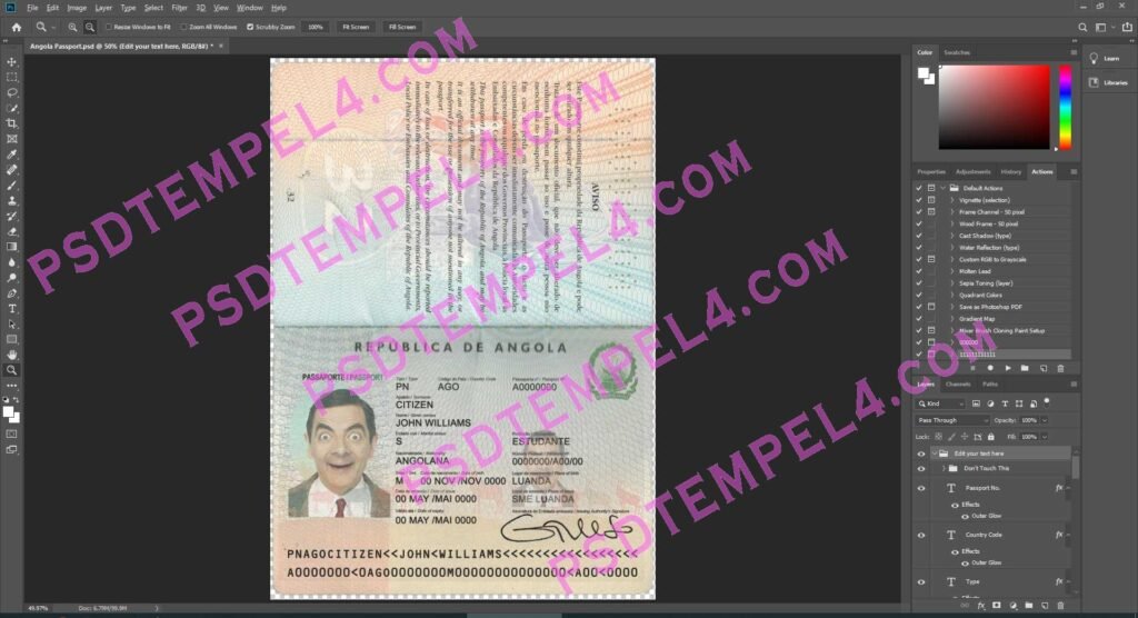 Angola Passport