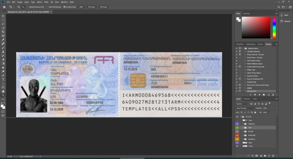 Armenia id card
