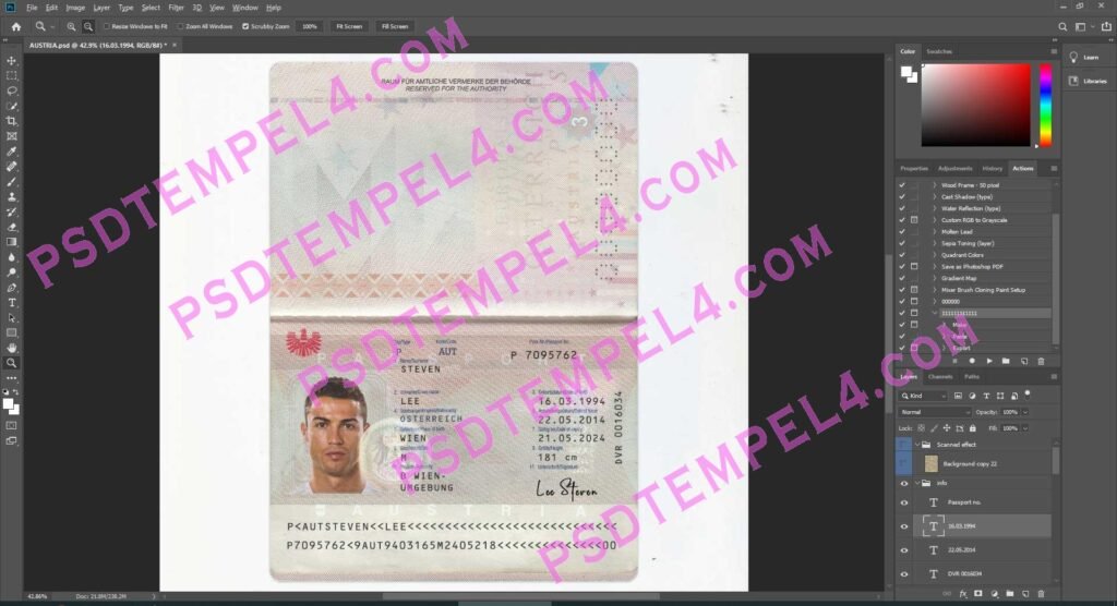 Austria Passport - 2 version
