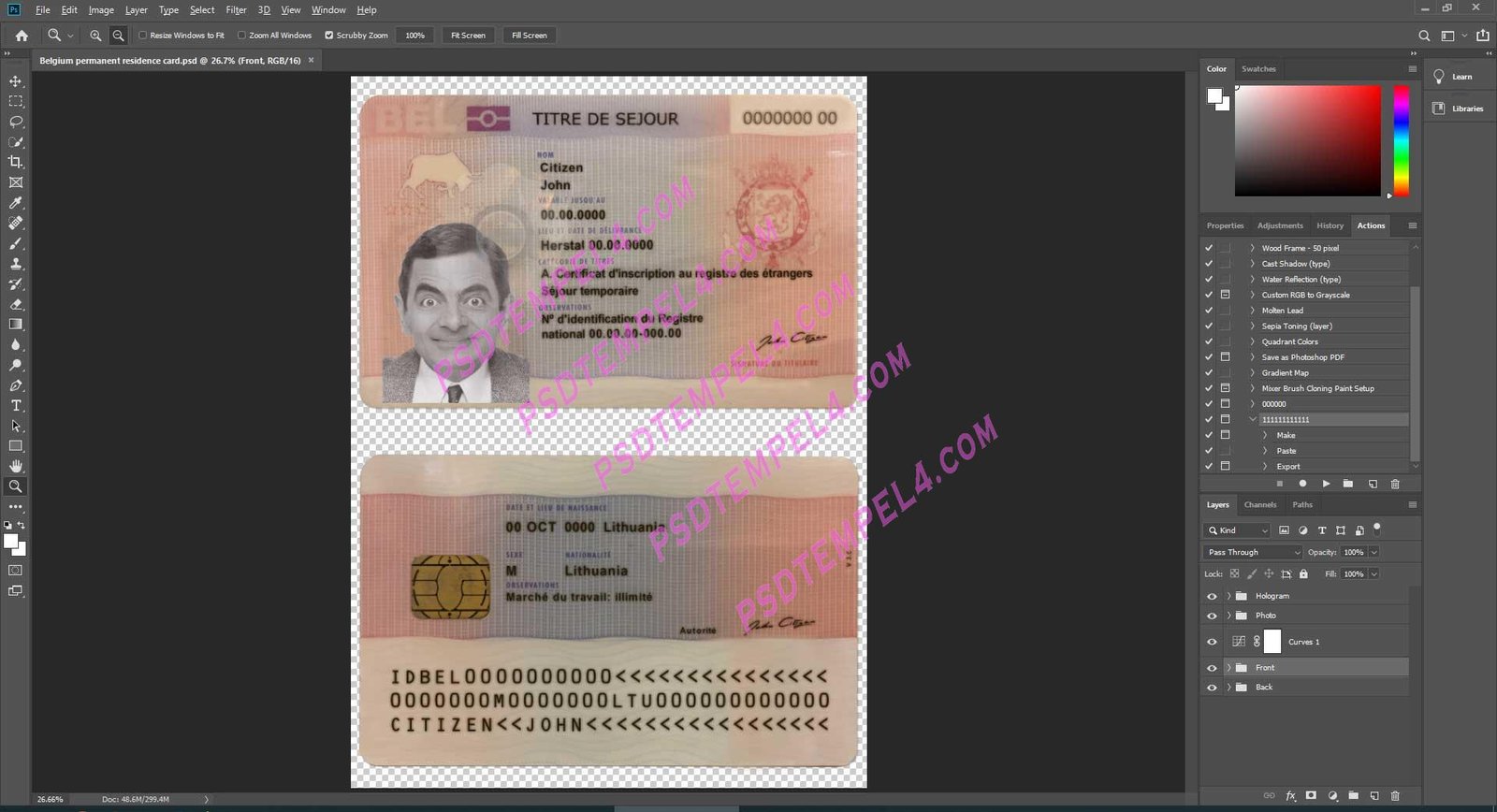 Belgium residence resident permit - 3 version - Image 2