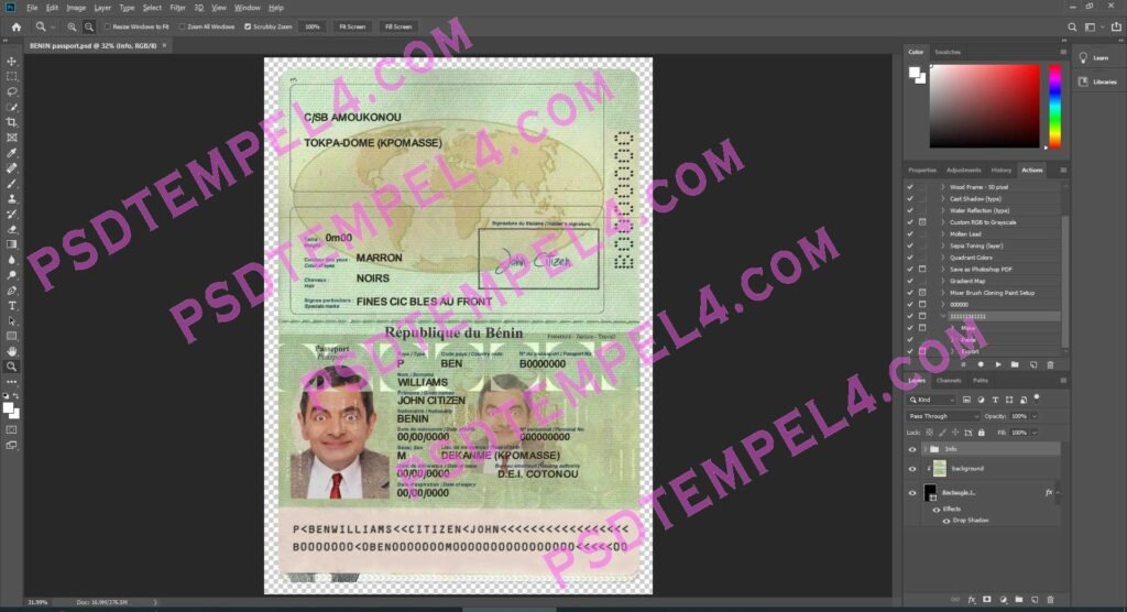 Benin Passport