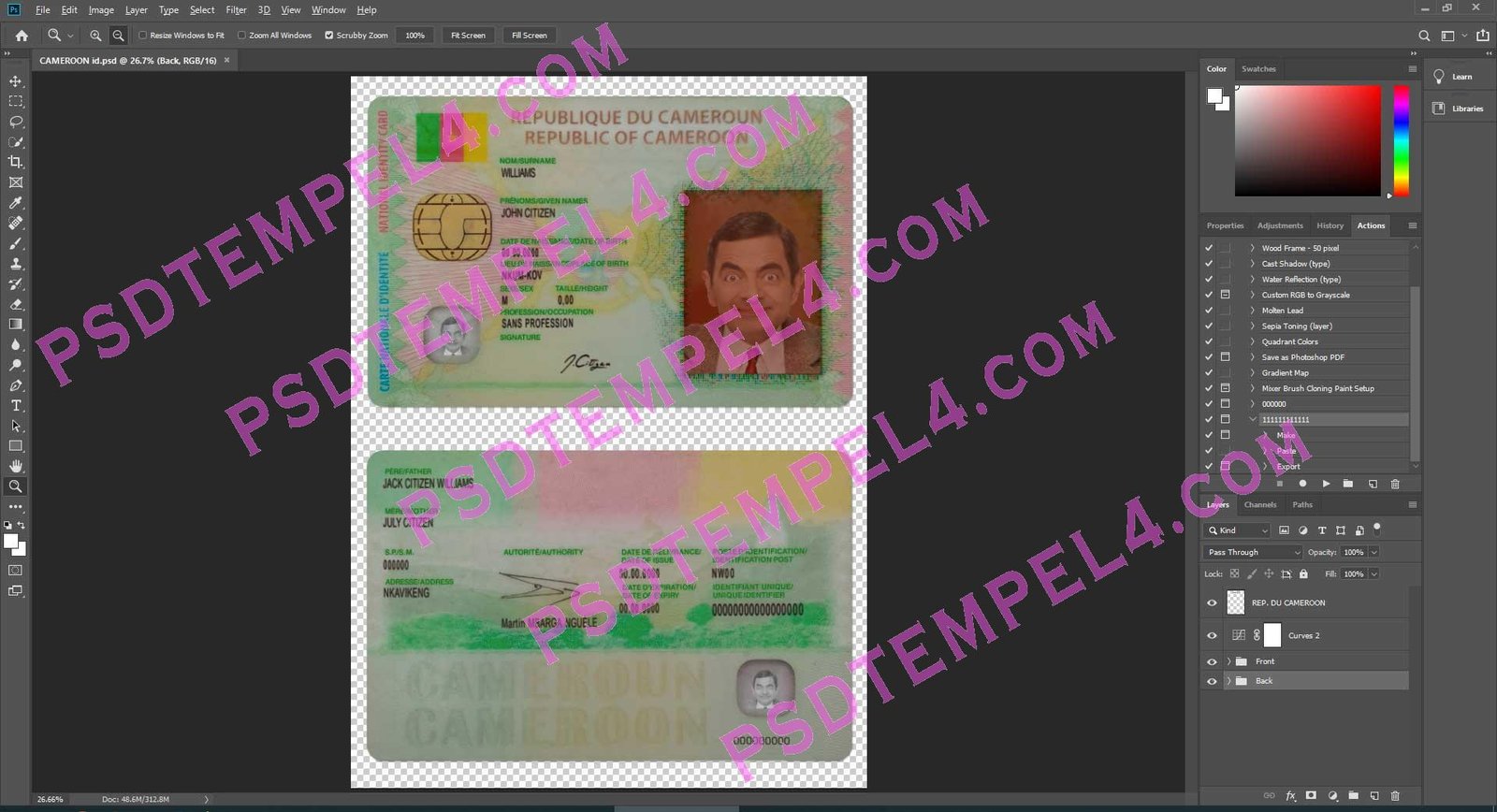 Cameroon id card