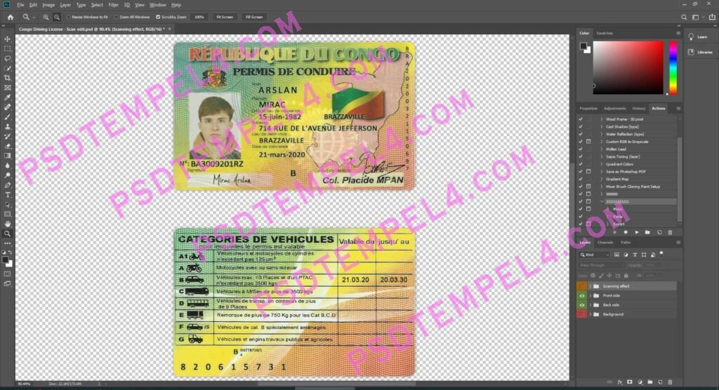 Congo Driver License
