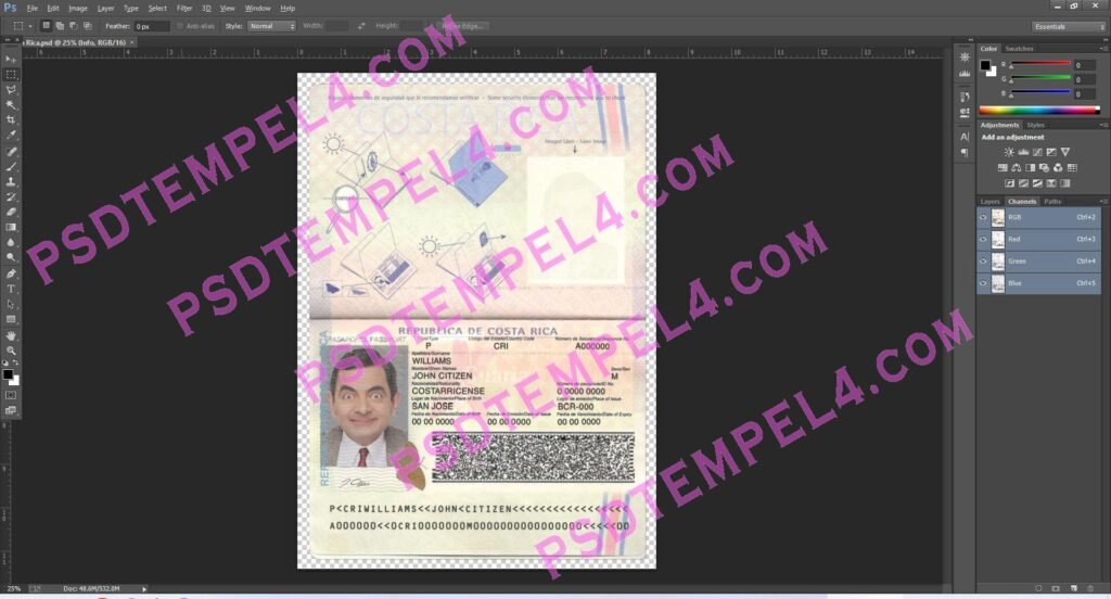 Costa Rica Passport