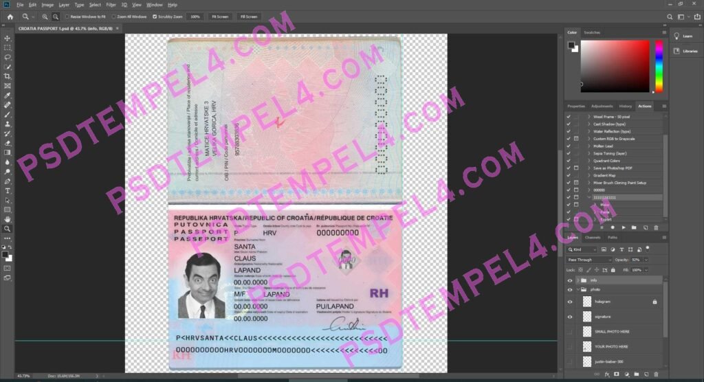 Croatia Passport