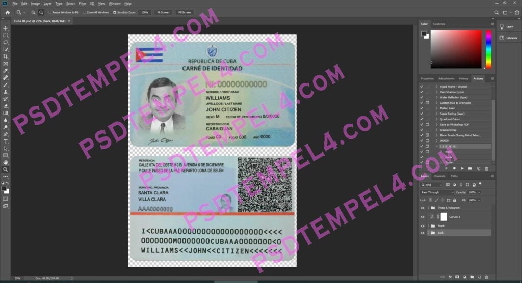 Cuba id card