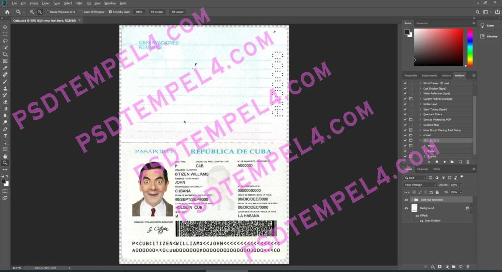 Cuba Passport