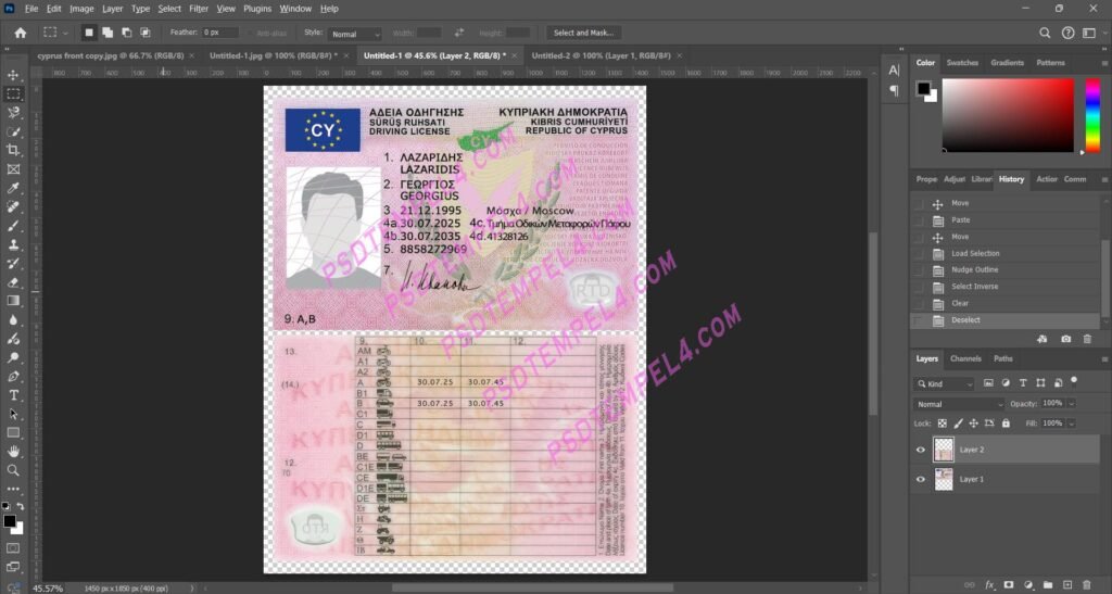 Cyprus Driver License