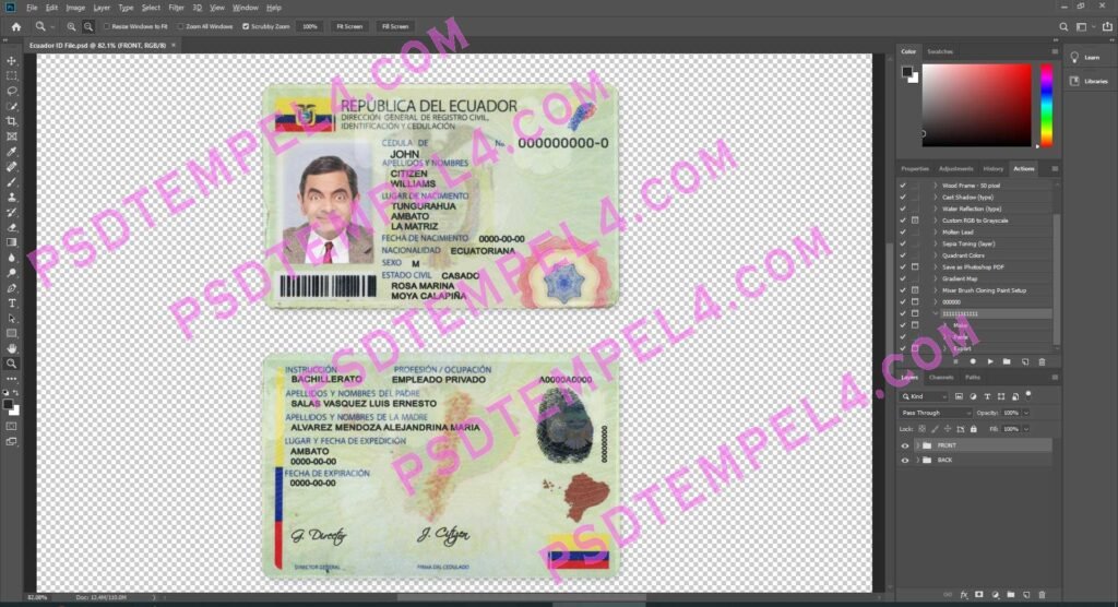 Ecuador id card