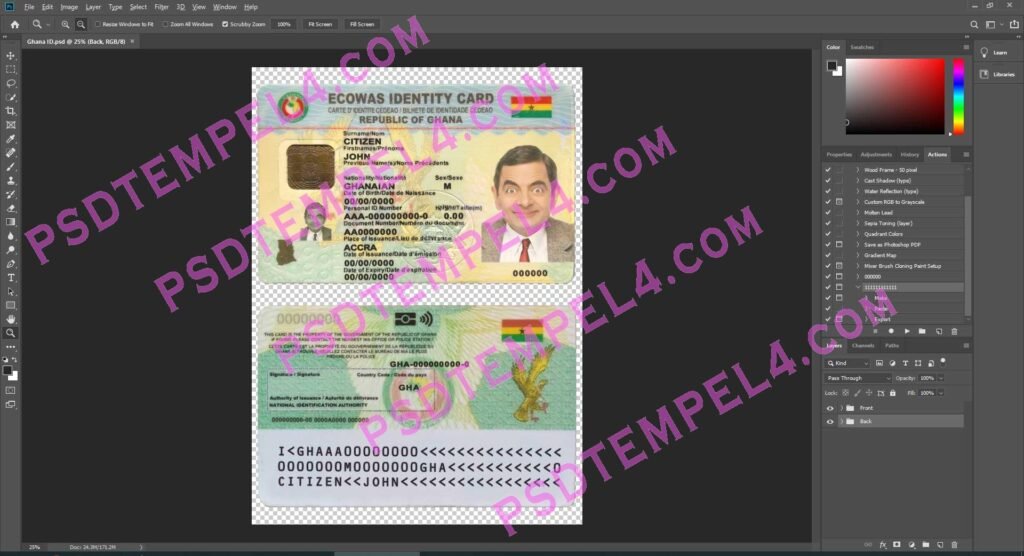 Ghana id card