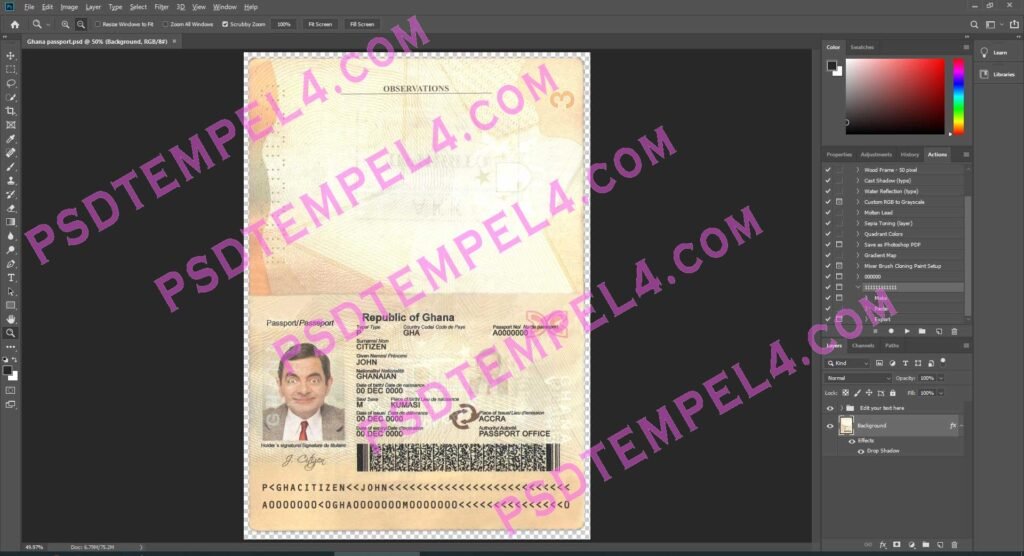 Ghana Passport