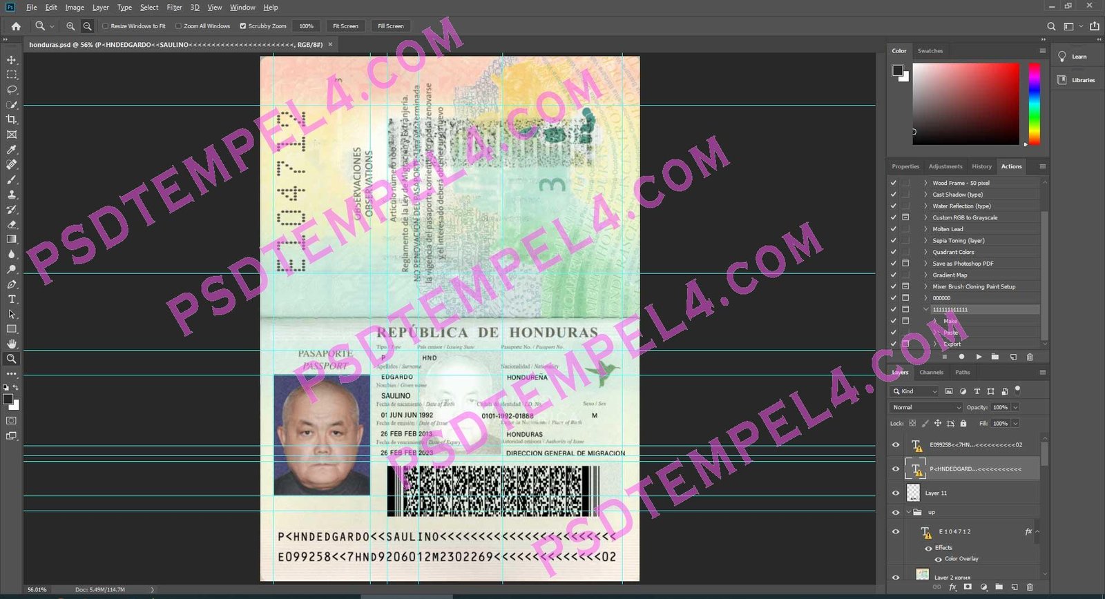 Honduras Passport