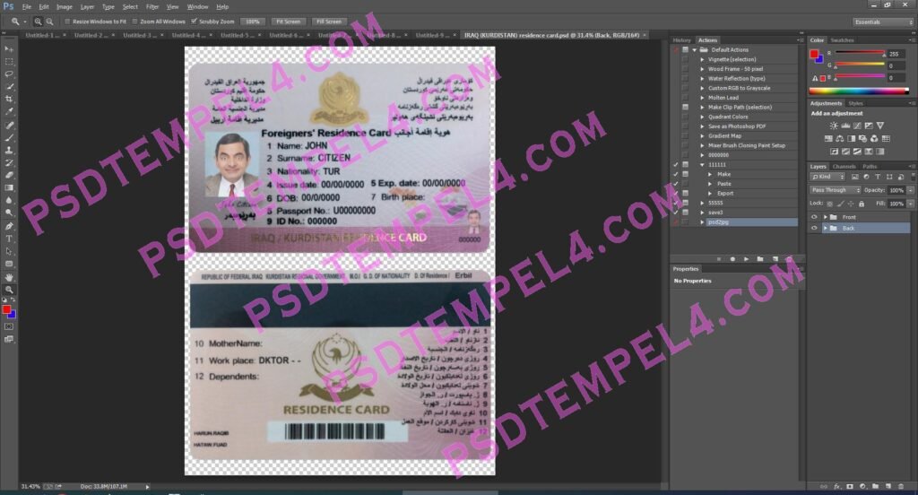 Iraq Kurdistan residence resident permit