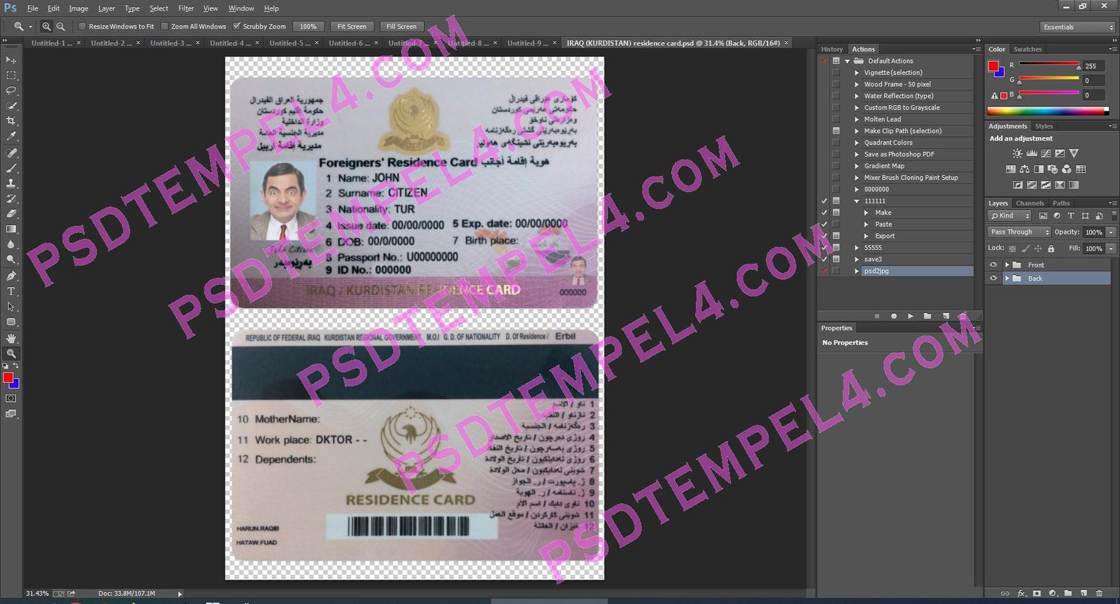 Iraq Kurdistan residence resident permit