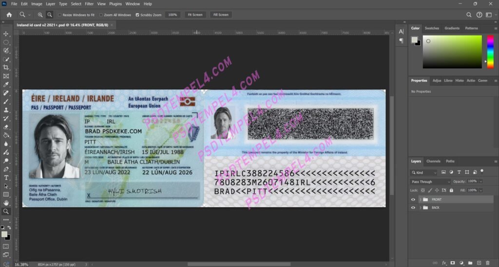 Ireland ID Card New