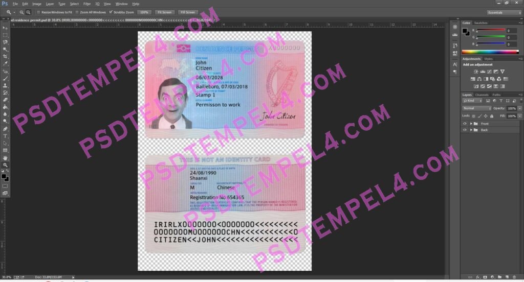 Ireland residence resident permit