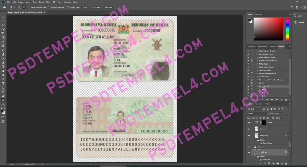 Kenya id card