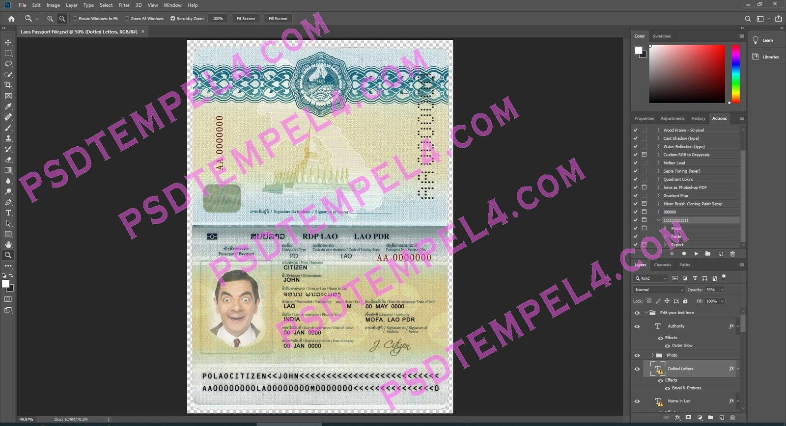 Laos Passport