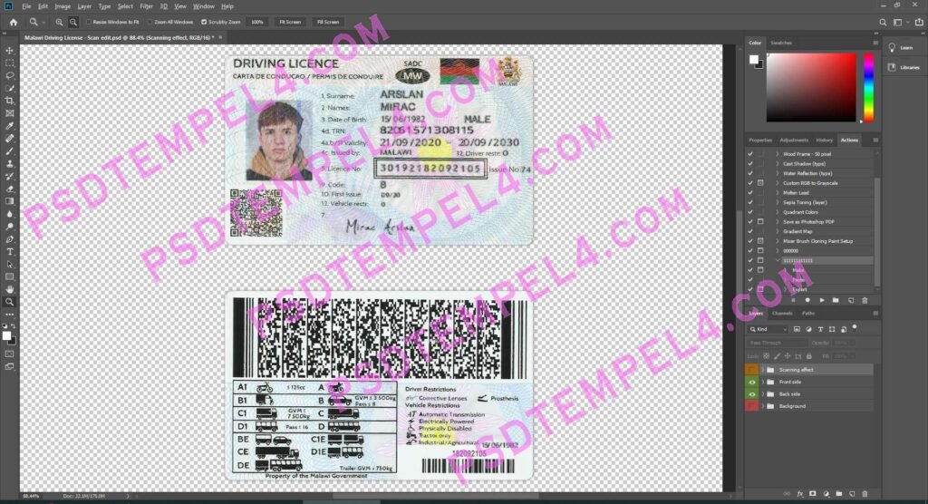 Malawi Driver License