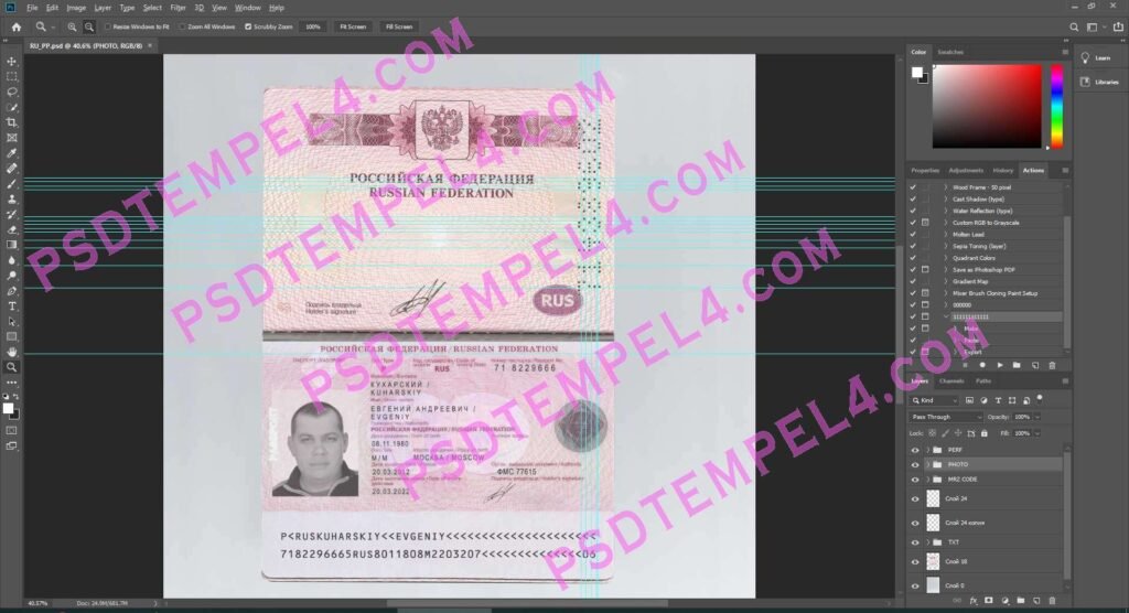 Russia Passport 3 version