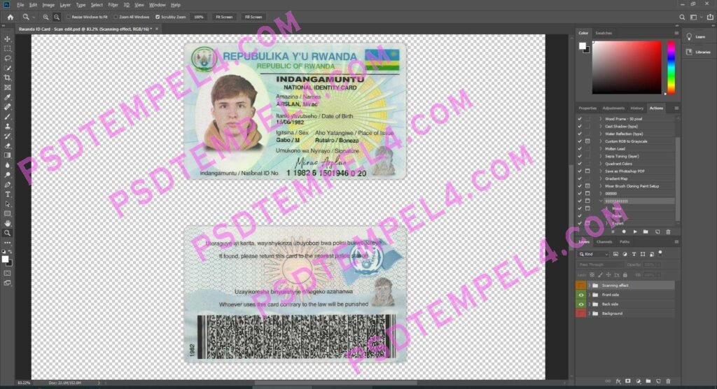 Rwanda id card