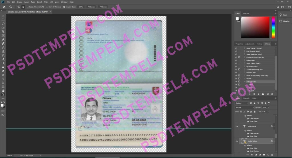 Slovakia Passport