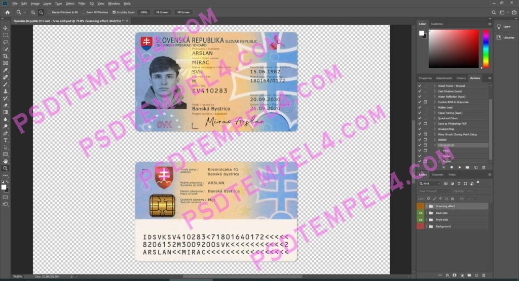 Slovakia id card