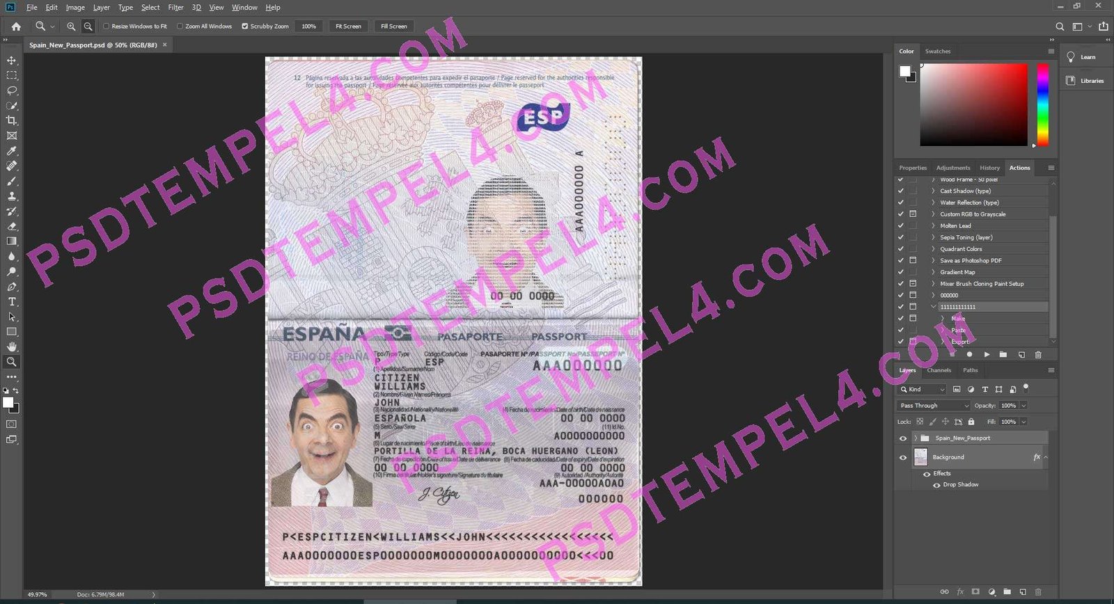 Spain Passport 5 version - Image 5