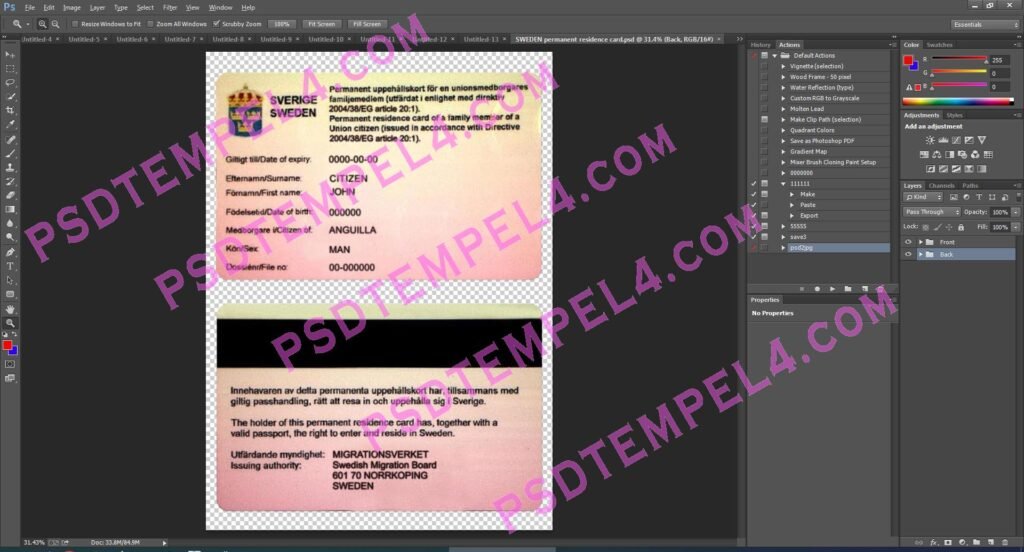 Sweden residence resident permit