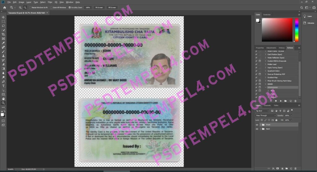 Tanzania id card