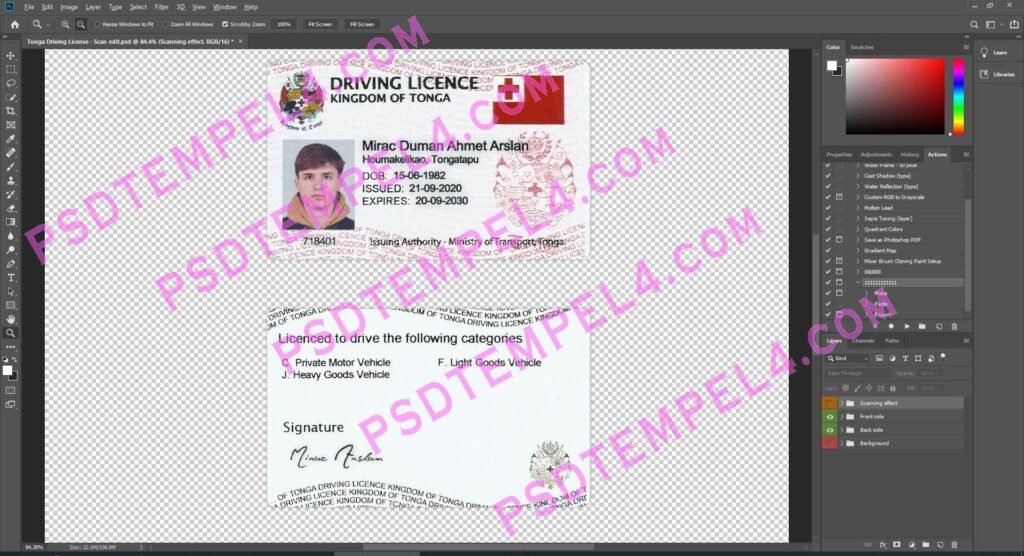 Tonga Driver License
