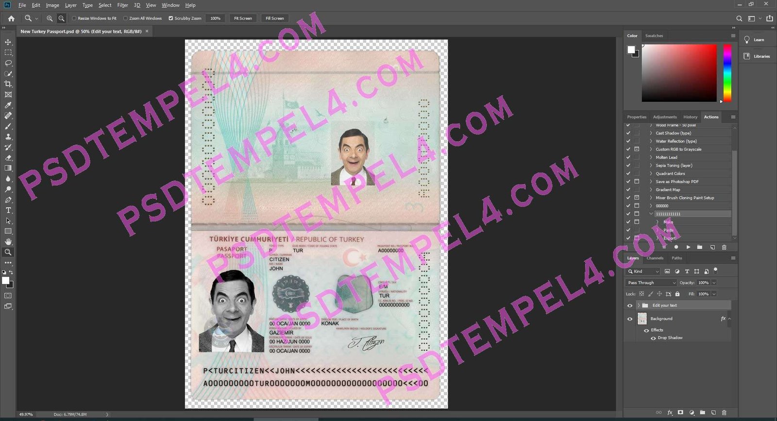 Turkey Passport 2 version - Image 2