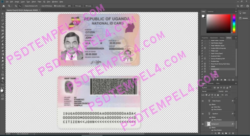 Uganda id card