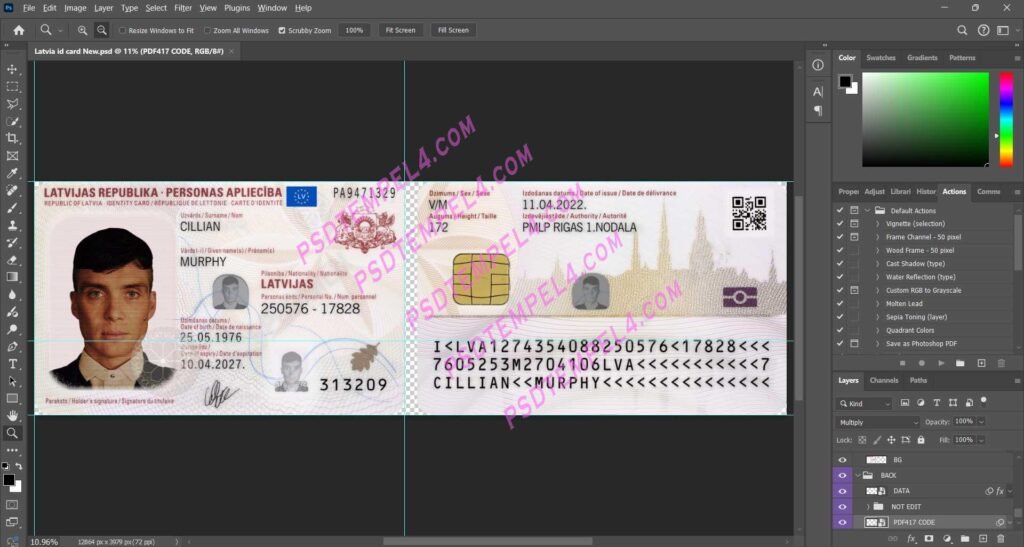 lativa id card 3 version