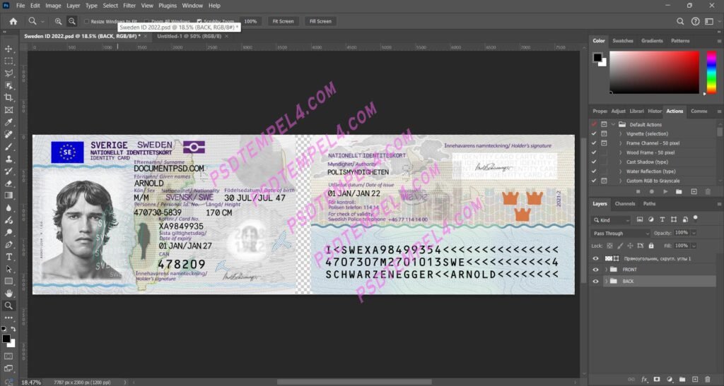 Sweden id card New V3